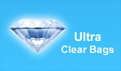Ultra Clear logo - Zip Bags Lock in Freshness